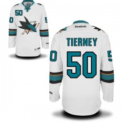 Authentic Reebok Adult Chris Tierney Away Jersey - NHL 50 San Jose Sharks