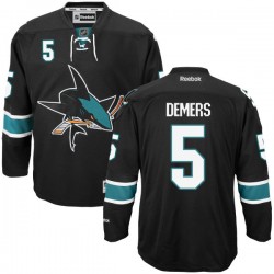 Authentic Reebok Adult Jason Demers Alternate Jersey - NHL 5 San Jose Sharks