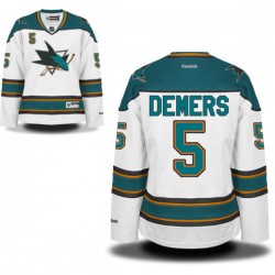 Authentic Reebok Women's Jason Demers Away Jersey - NHL 5 San Jose Sharks