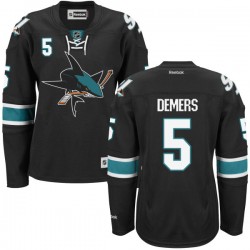 Premier Reebok Women's Jason Demers Alternate Jersey - NHL 5 San Jose Sharks