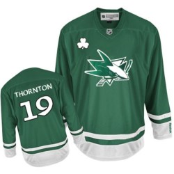 Premier Reebok Adult Joe Thornton St Patty's Day Jersey - NHL 19 San Jose Sharks