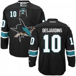 Authentic Reebok Adult Andrew Desjardins Alternate Jersey - NHL 10 San Jose Sharks