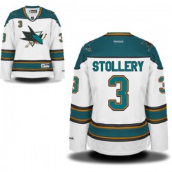 Premier Reebok Women's Karl Stollery Away Jersey - NHL 3 San Jose Sharks