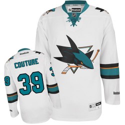 Authentic Reebok Youth Logan Couture Away Jersey - NHL 39 San Jose Sharks