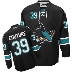 Authentic Reebok Youth Logan Couture Third Jersey - NHL 39 San Jose Sharks