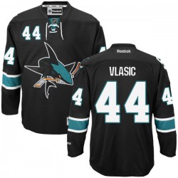 Authentic Reebok Adult Marc-edouard Vlasic Alternate Jersey - NHL 44 San Jose Sharks