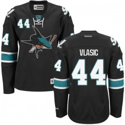 Authentic Reebok Women's Marc-edouard Vlasic Alternate Jersey - NHL 44 San Jose Sharks