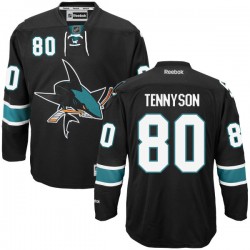 Authentic Reebok Adult Matt Tennyson Alternate Jersey - NHL 80 San Jose Sharks