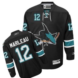 Authentic Reebok Adult Patrick Marleau Third Jersey - NHL 12 San Jose Sharks