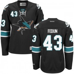 Authentic Reebok Women's Taylor Fedun Alternate Jersey - NHL 43 San Jose Sharks