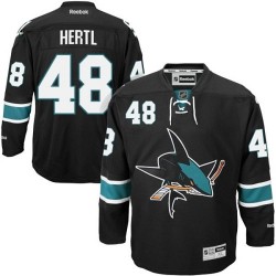 Authentic Reebok Adult Tomas Hertl Third Jersey - NHL 48 San Jose Sharks