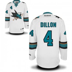 Authentic Reebok Adult Brenden Dillon Away Jersey - NHL 4 San Jose Sharks