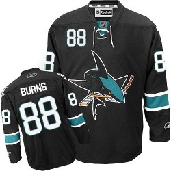 Authentic Reebok Adult Brent Burns Third Jersey - NHL 88 San Jose Sharks