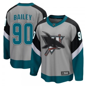Breakaway Fanatics Branded Youth Justin Bailey Gray 2020/21 Special Edition Jersey - NHL San Jose Sharks