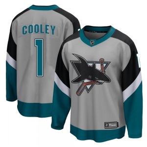 Breakaway Fanatics Branded Youth Devin Cooley Gray 2020/21 Special Edition Jersey - NHL San Jose Sharks
