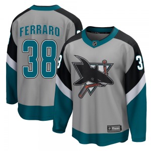Breakaway Fanatics Branded Youth Mario Ferraro Gray 2020/21 Special Edition Jersey - NHL San Jose Sharks