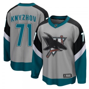 Breakaway Fanatics Branded Youth Nikolai Knyzhov Gray 2020/21 Special Edition Jersey - NHL San Jose Sharks