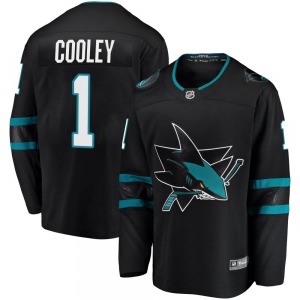Breakaway Fanatics Branded Youth Devin Cooley Black Alternate Jersey - NHL San Jose Sharks