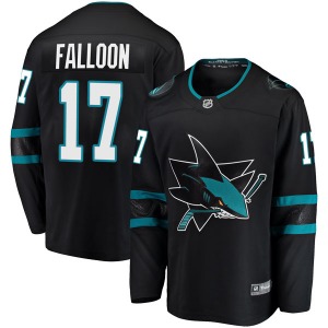Breakaway Fanatics Branded Youth Pat Falloon Black Alternate Jersey - NHL San Jose Sharks