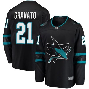 Breakaway Fanatics Branded Youth Tony Granato Black Alternate Jersey - NHL San Jose Sharks
