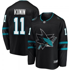 Breakaway Fanatics Branded Youth Luke Kunin Black Alternate Jersey - NHL San Jose Sharks