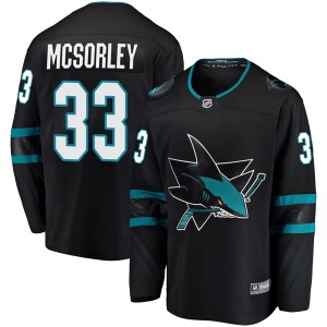 Breakaway Fanatics Branded Youth Marty Mcsorley Black Alternate Jersey - NHL San Jose Sharks