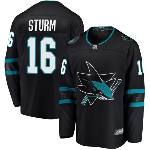Breakaway Fanatics Branded Youth Marco Sturm Black Alternate Jersey - NHL San Jose Sharks