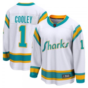 Breakaway Fanatics Branded Youth Devin Cooley White Special Edition 2.0 Jersey - NHL San Jose Sharks