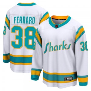 Breakaway Fanatics Branded Youth Mario Ferraro White Special Edition 2.0 Jersey - NHL San Jose Sharks