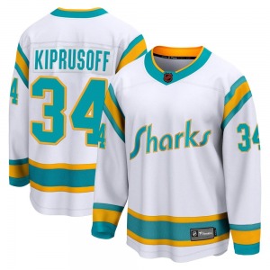 Breakaway Fanatics Branded Youth Miikka Kiprusoff White Special Edition 2.0 Jersey - NHL San Jose Sharks