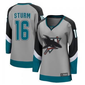 Breakaway Fanatics Branded Women's Marco Sturm Gray 2020/21 Special Edition Jersey - NHL San Jose Sharks