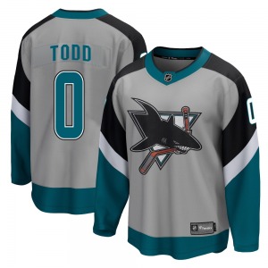 Breakaway Fanatics Branded Youth Nathan Todd Gray 2020/21 Special Edition Jersey - NHL San Jose Sharks