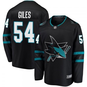 Breakaway Fanatics Branded Youth Patrick Giles Black Alternate Jersey - NHL San Jose Sharks