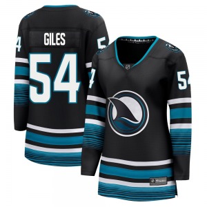 Premier Fanatics Branded Women's Patrick Giles Black Breakaway Alternate Jersey - NHL San Jose Sharks