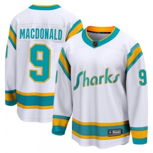 Breakaway Fanatics Branded Adult Jacob MacDonald White Special Edition 2.0 Jersey - NHL San Jose Sharks