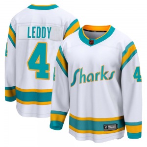 Breakaway Fanatics Branded Youth Nick Leddy White Special Edition 2.0 Jersey - NHL San Jose Sharks