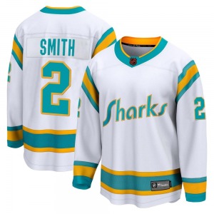 Breakaway Fanatics Branded Youth Will Smith White Special Edition 2.0 Jersey - NHL San Jose Sharks
