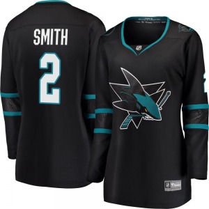 Breakaway Fanatics Branded Women's Will Smith Black Alternate Jersey - NHL San Jose Sharks