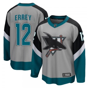Breakaway Fanatics Branded Adult Bob Errey Gray 2020/21 Special Edition Jersey - NHL San Jose Sharks