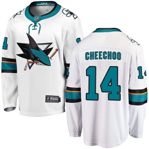 Breakaway Fanatics Branded Youth Jonathan Cheechoo White Away Jersey - NHL San Jose Sharks