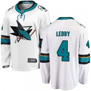 Breakaway Fanatics Branded Youth Nick Leddy White Away Jersey - NHL San Jose Sharks