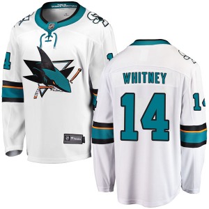 Breakaway Fanatics Branded Youth Ray Whitney White Away Jersey - NHL San Jose Sharks