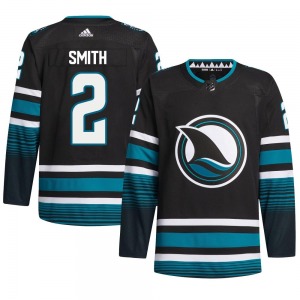 Authentic Adidas Adult Will Smith Black Alternate Primegreen Jersey - NHL San Jose Sharks